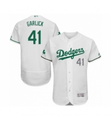 Men's Los Angeles Dodgers #41 Kyle Garlick White Celtic Flexbase Authentic Collection Baseball Player Jersey Men's Los Angeles Dodgers #41 Kyle Garlick White Celtic Flexbase Authentic Collection Baseball Player Jersey