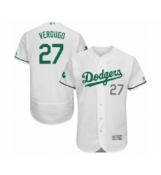 Men's Los Angeles Dodgers #27 Alex Verdugo White Celtic Flexbase Authentic Collection Baseball Player Jersey Men's Los Angeles Dodgers #27 Alex Verdugo White Celtic Flexbase Authentic Collection Baseball Player Jersey