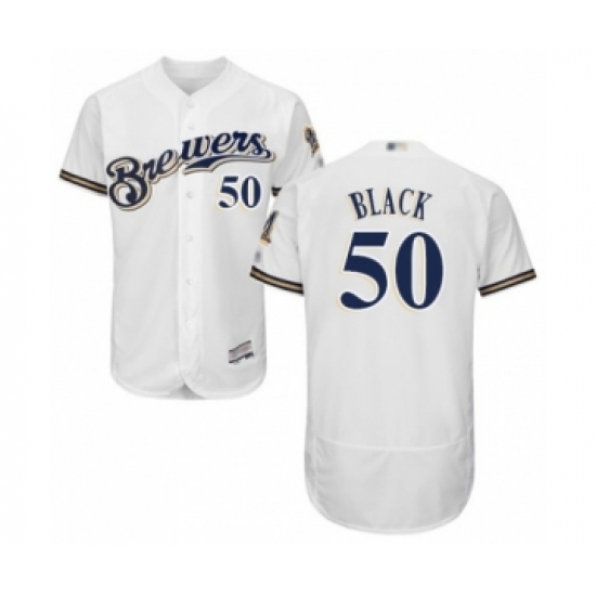Men's Milwaukee Brewers #50 Ray Black White Alternate Flex Base Authentic Collection Baseball Player Jersey Men's Milwaukee Brewers #50 Ray Black White Alternate Flex Base Authentic Collection Baseball Player Jersey