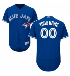 Men's Toronto Blue Jays Majestic Alternate Royal Flex Base Authentic Collection Custom Jersey