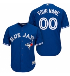 Men's Toronto Blue Jays Majestic Royal Cool Base Custom Jersey