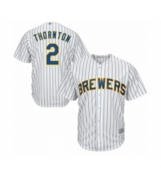 Youth Milwaukee Brewers #2 Trent Grisham Authentic White Alternate Cool Base Baseball Player Jersey Youth Milwaukee Brewers #2 Trent Grisham Authentic White Alternate Cool Base Baseball Player Jersey