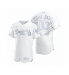 Men's Atlanta Braves Custom White Awards Collection Jersey