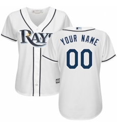 Women's Tampa Bay Rays Majestic White Home Cool Base Custom Jersey