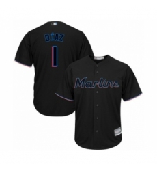 Youth Miami Marlins #1 Isan Diaz Authentic Black Alternate 2 Cool Base Baseball Player Jersey Youth Miami Marlins #1 Isan Diaz Authentic Black Alternate 2 Cool Base Baseball Player Jersey