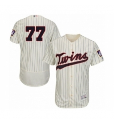 Men's Minnesota Twins #77 Fernando Romero Authentic Cream Alternate Flex Base Authentic Collection Baseball Player Jersey