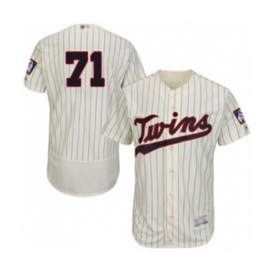 Men's Minnesota Twins #71 Sean Poppen Authentic Cream Alternate Flex Base Authentic Collection Baseball Player Jersey Men's Minnesota Twins #71 Sean Poppen Authentic Cream Alternate Flex Base Authentic Collection Baseball Player Jersey