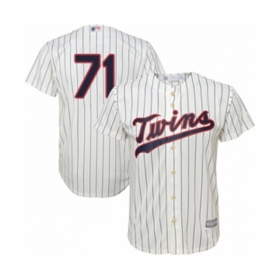 Men's Minnesota Twins #71 Sean Poppen Replica Cream Alternate Cool Base Baseball Player Jersey Men's Minnesota Twins #71 Sean Poppen Replica Cream Alternate Cool Base Baseball Player Jersey