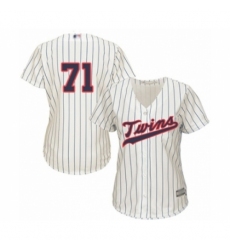 Women's Minnesota Twins #71 Sean Poppen Authentic Cream Alternate Cool Base Baseball Player Jersey Women's Minnesota Twins #71 Sean Poppen Authentic Cream Alternate Cool Base Baseball Player Jersey