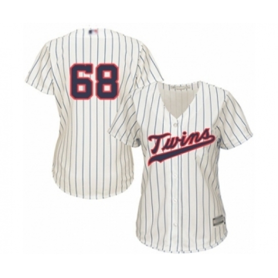 Women's Minnesota Twins #68 Randy Dobnak Authentic Cream Alternate Cool Base Baseball Player Jersey Women's Minnesota Twins #68 Randy Dobnak Authentic Cream Alternate Cool Base Baseball Player Jersey