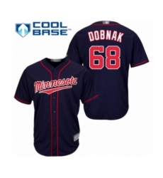 Youth Minnesota Twins #68 Randy Dobnak Authentic Navy Blue Alternate Road Cool Base Baseball Player Jersey Youth Minnesota Twins #68 Randy Dobnak Authentic Navy Blue Alternate Road Cool Base Baseball Player Jersey
