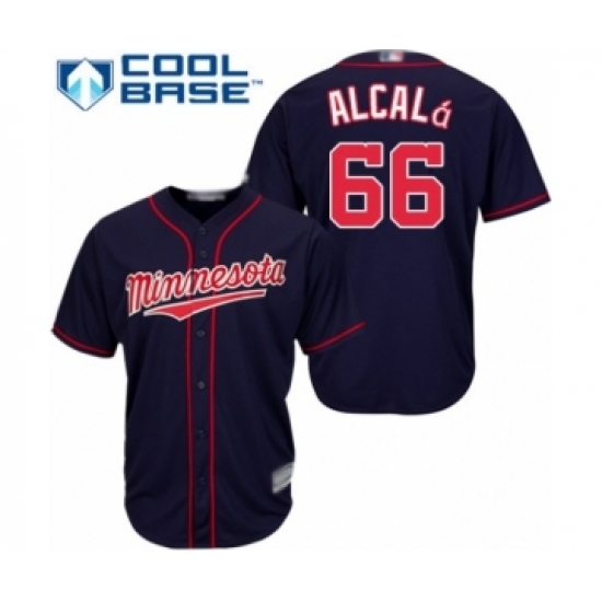 Youth Minnesota Twins #66 Jorge Alcala Authentic Navy Blue Alternate Road Cool Base Baseball Player Jersey Youth Minnesota Twins #66 Jorge Alcala Authentic Navy Blue Alternate Road Cool Base Baseball Player Jersey