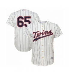 Youth Minnesota Twins #65 Trevor May Authentic Cream Alternate Cool Base Baseball Player Jersey