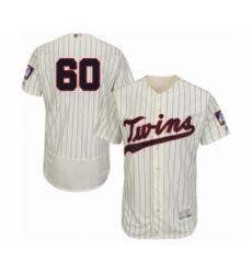 Men's Minnesota Twins #60 Jake Cave Authentic Cream Alternate Flex Base Authentic Collection Baseball Player Jersey Men's Minnesota Twins #60 Jake Cave Authentic Cream Alternate Flex Base Authentic Collection Baseball Player Jersey