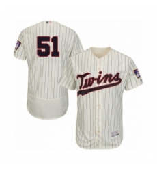 Men's Minnesota Twins #51 Brusdar Graterol Authentic Cream Alternate Flex Base Authentic Collection Baseball Player Jersey Men's Minnesota Twins #51 Brusdar Graterol Authentic Cream Alternate Flex Base Authentic Collection Baseball Player Jersey