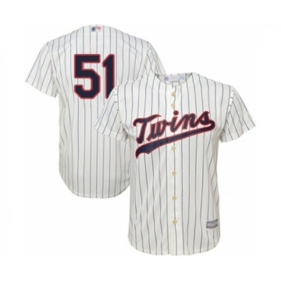 Youth Minnesota Twins #51 Brusdar Graterol Authentic Cream Alternate Cool Base Baseball Player Jersey Youth Minnesota Twins #51 Brusdar Graterol Authentic Cream Alternate Cool Base Baseball Player Jersey