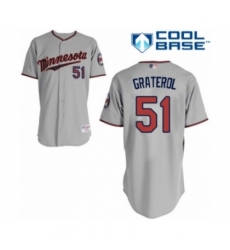 Youth Minnesota Twins #51 Brusdar Graterol Authentic Grey Road Cool Base Baseball Player Jersey Youth Minnesota Twins #51 Brusdar Graterol Authentic Grey Road Cool Base Baseball Player Jersey
