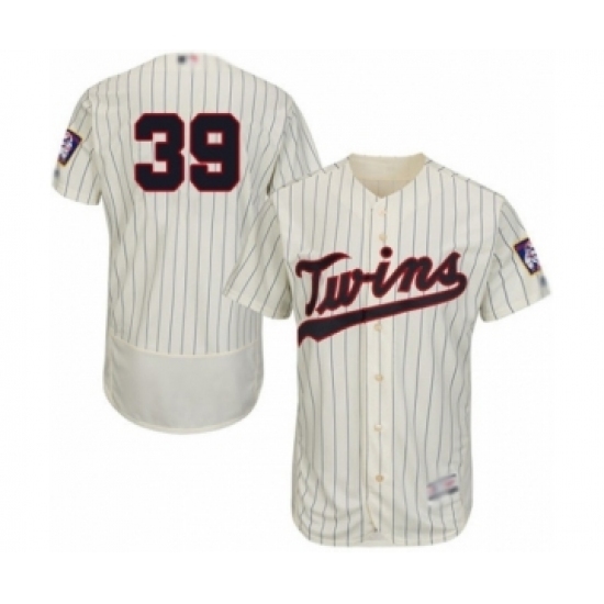 Men's Minnesota Twins #39 Trevor Hildenberger Authentic Cream Alternate Flex Base Authentic Collection Baseball Player Jersey Men's Minnesota Twins #39 Trevor Hildenberger Authentic Cream Alternate Flex Base Authentic Collection Baseball Player Jersey