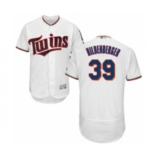 Men's Minnesota Twins #39 Trevor Hildenberger White Home Flex Base Authentic Collection Baseball Player Jersey Men's Minnesota Twins #39 Trevor Hildenberger White Home Flex Base Authentic Collection Baseball Player Jersey