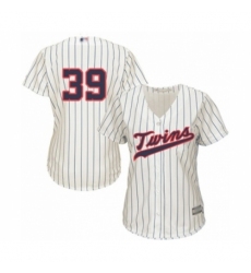 Women's Minnesota Twins #39 Trevor Hildenberger Authentic Cream Alternate Cool Base Baseball Player Jersey Women's Minnesota Twins #39 Trevor Hildenberger Authentic Cream Alternate Cool Base Baseball Player Jersey
