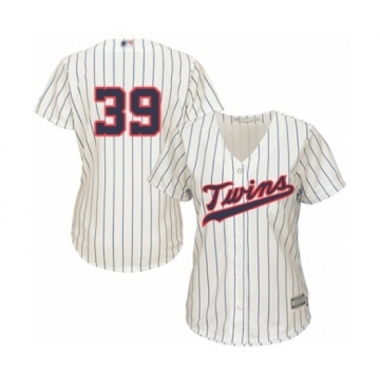 Women's Minnesota Twins #39 Trevor Hildenberger Authentic Cream Alternate Cool Base Baseball Player Jersey Women's Minnesota Twins #39 Trevor Hildenberger Authentic Cream Alternate Cool Base Baseball Player Jersey