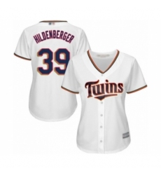 Women's Minnesota Twins #39 Trevor Hildenberger Authentic White Home Cool Base Baseball Player Jersey Women's Minnesota Twins #39 Trevor Hildenberger Authentic White Home Cool Base Baseball Player Jersey