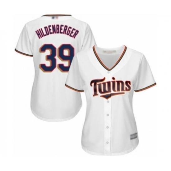 Women's Minnesota Twins #39 Trevor Hildenberger Authentic White Home Cool Base Baseball Player Jersey Women's Minnesota Twins #39 Trevor Hildenberger Authentic White Home Cool Base Baseball Player Jersey
