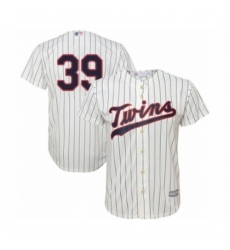 Youth Minnesota Twins #39 Trevor Hildenberger Authentic Cream Alternate Cool Base Baseball Player Jersey