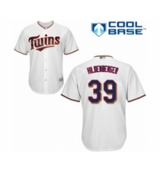 Youth Minnesota Twins #39 Trevor Hildenberger Authentic White Home Cool Base Baseball Player Jersey