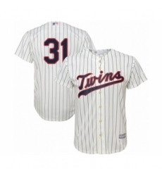 Youth Minnesota Twins #31 Devin Smeltzer Authentic Cream Alternate Cool Base Baseball Player Jersey