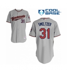 Youth Minnesota Twins #31 Devin Smeltzer Authentic Grey Road Cool Base Baseball Player Jersey