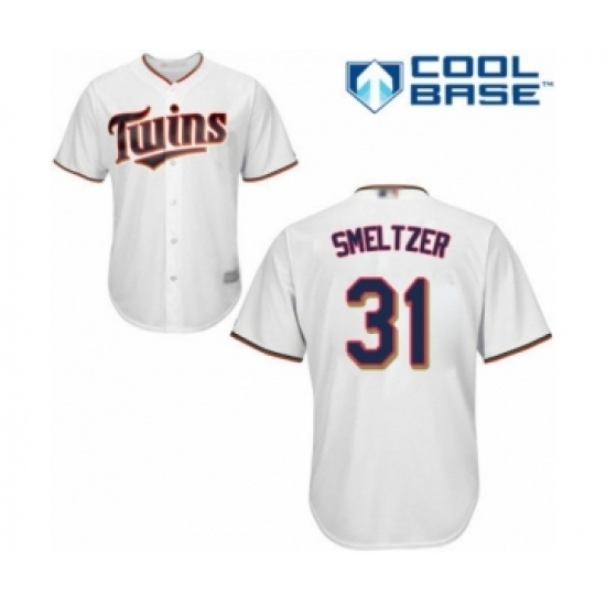 Youth Minnesota Twins #31 Devin Smeltzer Authentic White Home Cool Base Baseball Player Jersey Youth Minnesota Twins #31 Devin Smeltzer Authentic White Home Cool Base Baseball Player Jersey