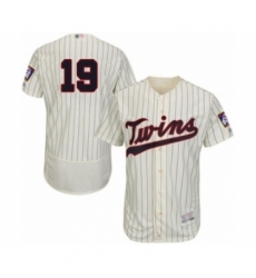 Men's Minnesota Twins #19 Ryne Harper Authentic Cream Alternate Flex Base Authentic Collection Baseball Player Jersey Men's Minnesota Twins #19 Ryne Harper Authentic Cream Alternate Flex Base Authentic Collection Baseball Player Jersey
