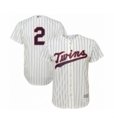 Youth Minnesota Twins #2 Luis Arraez Authentic Cream Alternate Cool Base Baseball Player Jersey