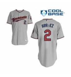 Youth Minnesota Twins #2 Luis Arraez Authentic Grey Road Cool Base Baseball Player Jersey Youth Minnesota Twins #2 Luis Arraez Authentic Grey Road Cool Base Baseball Player Jersey