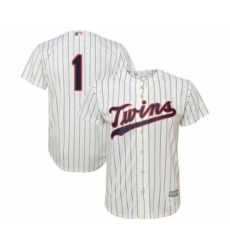 Youth Minnesota Twins #1 Nick Gordon Authentic Cream Alternate Cool Base Baseball Player Jersey