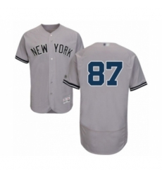 Men's New York Yankees #87 Albert Abreu Grey Road Flex Base Authentic Collection Baseball Player Jersey Men's New York Yankees #87 Albert Abreu Grey Road Flex Base Authentic Collection Baseball Player Jersey