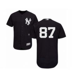 Men's New York Yankees #87 Albert Abreu Navy Blue Alternate Flex Base Authentic Collection Baseball Player Jersey Men's New York Yankees #87 Albert Abreu Navy Blue Alternate Flex Base Authentic Collection Baseball Player Jersey