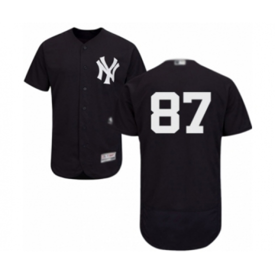 Men's New York Yankees #87 Albert Abreu Navy Blue Alternate Flex Base Authentic Collection Baseball Player Jersey Men's New York Yankees #87 Albert Abreu Navy Blue Alternate Flex Base Authentic Collection Baseball Player Jersey