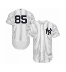 Men's New York Yankees #85 Luis Cessa White Home Flex Base Collection Baseball Player Jersey