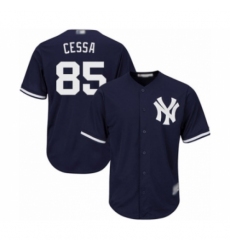 Youth New York Yankees #85 Luis Cessa Authentic Navy Blue Alternate Baseball Player Jersey