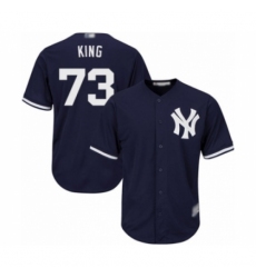 Youth New York Yankees #73 Mike King Authentic Navy Blue Alternate Baseball Player Jersey Youth New York Yankees #73 Mike King Authentic Navy Blue Alternate Baseball Player Jersey