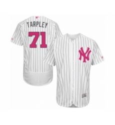 Men's New York Yankees #71 Stephen Tarpley Authentic White 2016 Mother's Day Fashion Flex Base Baseball Player Jersey Men's New York Yankees #71 Stephen Tarpley Authentic White 2016 Mother's Day Fashion Flex Base Baseball Player Jersey