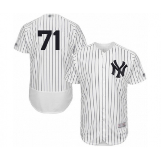 Men's New York Yankees #71 Stephen Tarpley White Home Flex Base Authentic Collection Baseball Player Jersey Men's New York Yankees #71 Stephen Tarpley White Home Flex Base Authentic Collection Baseball Player Jersey