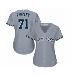 Women's New York Yankees #71 Stephen Tarpley Authentic Grey Road Baseball Player Jersey Women's New York Yankees #71 Stephen Tarpley Authentic Grey Road Baseball Player Jersey