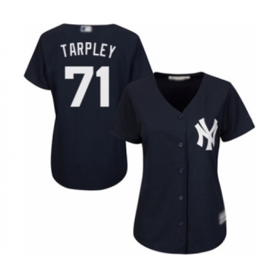 Women's New York Yankees #71 Stephen Tarpley Authentic Navy Blue Alternate Baseball Player Jersey Women's New York Yankees #71 Stephen Tarpley Authentic Navy Blue Alternate Baseball Player Jersey
