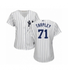 Women's New York Yankees #71 Stephen Tarpley Authentic White Home Baseball Player Jersey Women's New York Yankees #71 Stephen Tarpley Authentic White Home Baseball Player Jersey