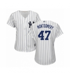 Women's New York Yankees #57 Chad Green Authentic White Home Baseball Player Jersey Women's New York Yankees #57 Chad Green Authentic White Home Baseball Player Jersey