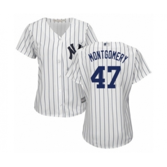 Women's New York Yankees #57 Chad Green Authentic White Home Baseball Player Jersey Women's New York Yankees #57 Chad Green Authentic White Home Baseball Player Jersey