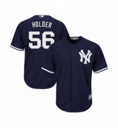 Youth New York Yankees #56 Jonathan Holder Authentic Navy Blue Alternate Baseball Player Jersey Youth New York Yankees #56 Jonathan Holder Authentic Navy Blue Alternate Baseball Player Jersey